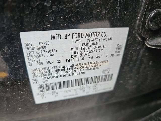 Certified 2025 Ford Explorer Platinum w/ LUX Leather Package AWD/4WD image 23