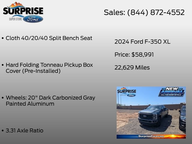 Certified 2024 Ford F350 XL w/ STX Appearance Package AWD/4WD image 20