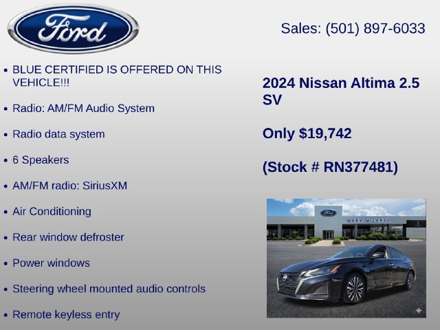 Used 2024 Nissan Altima 2.5 SV FWD image 6