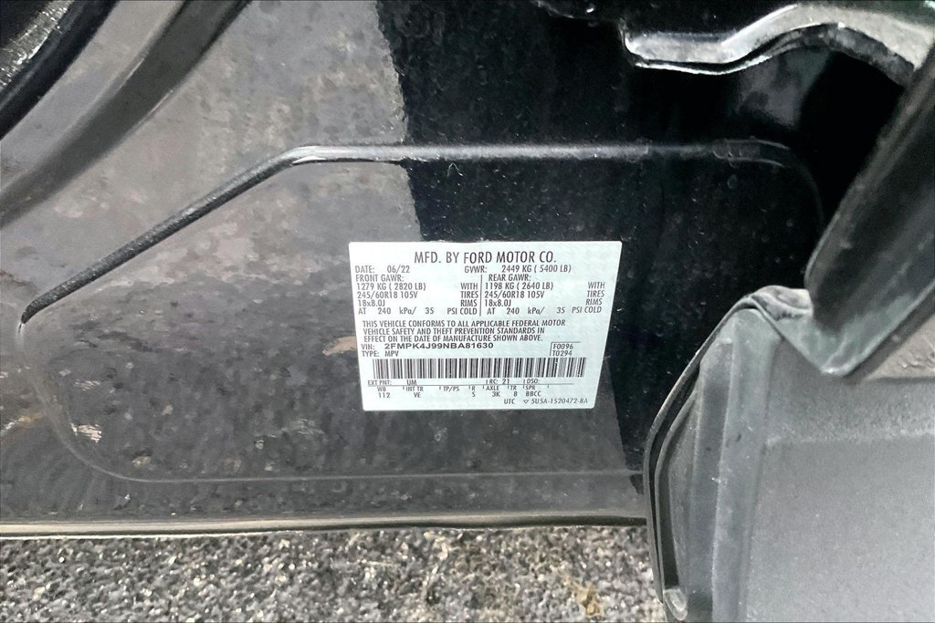 Certified 2022 Ford Edge SEL w/ Convenience Package AWD/4WD image 33