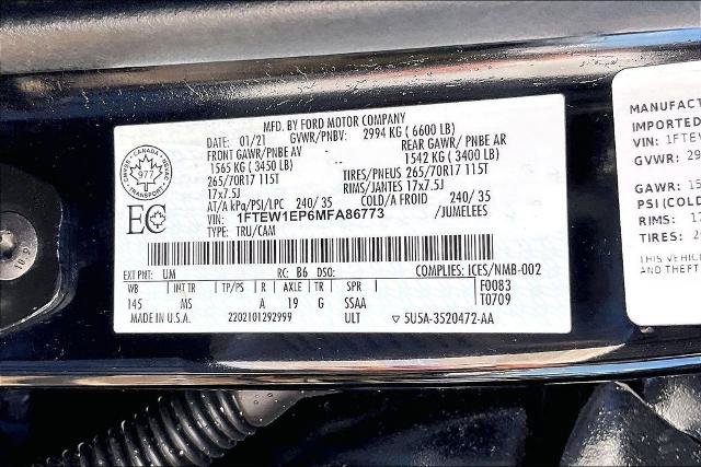 Certified 2021 Ford F150 XLT AWD/4WD image 36