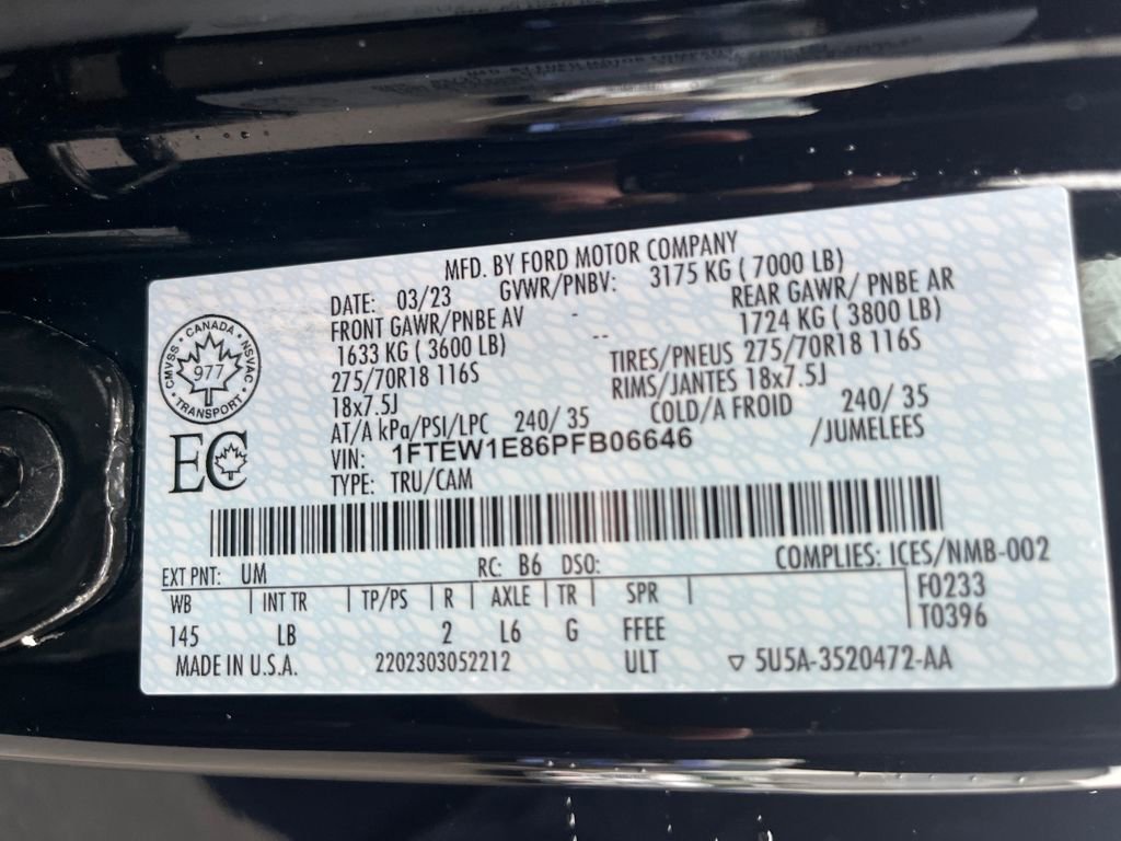 Certified 2023 Ford F150 Tremor image 35