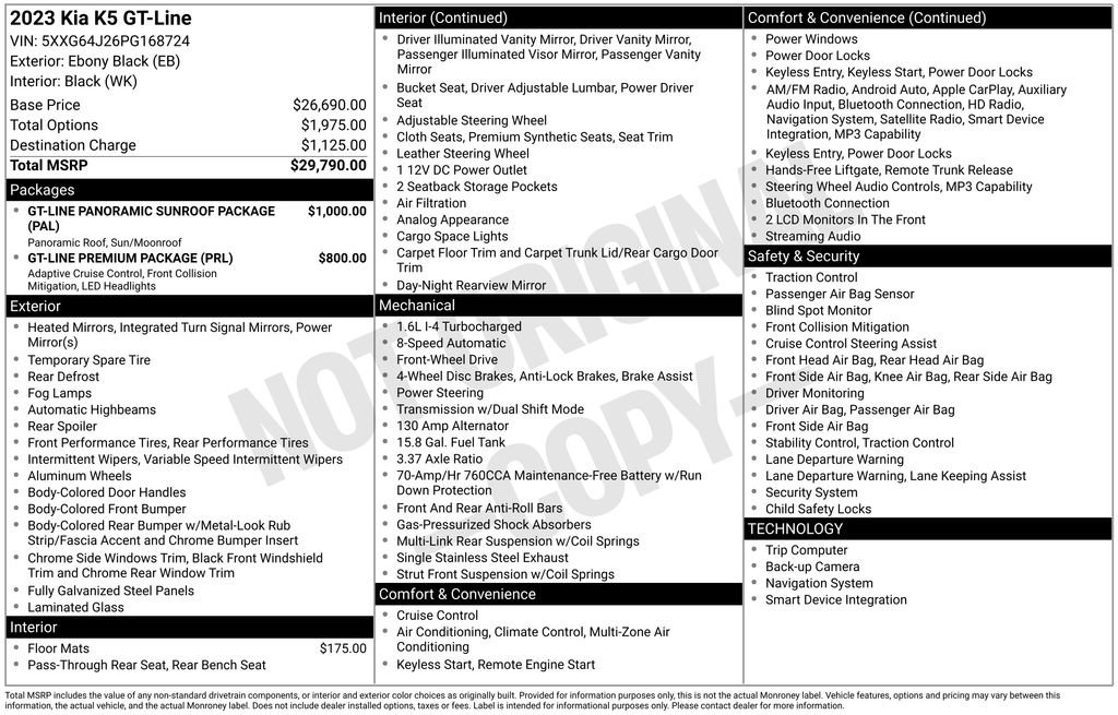 Used 2023 Kia K5 GT-Line FWD image 5