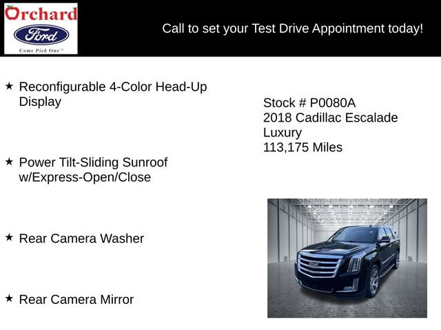 Used 2018 Cadillac Escalade Luxury AWD/4WD image 25