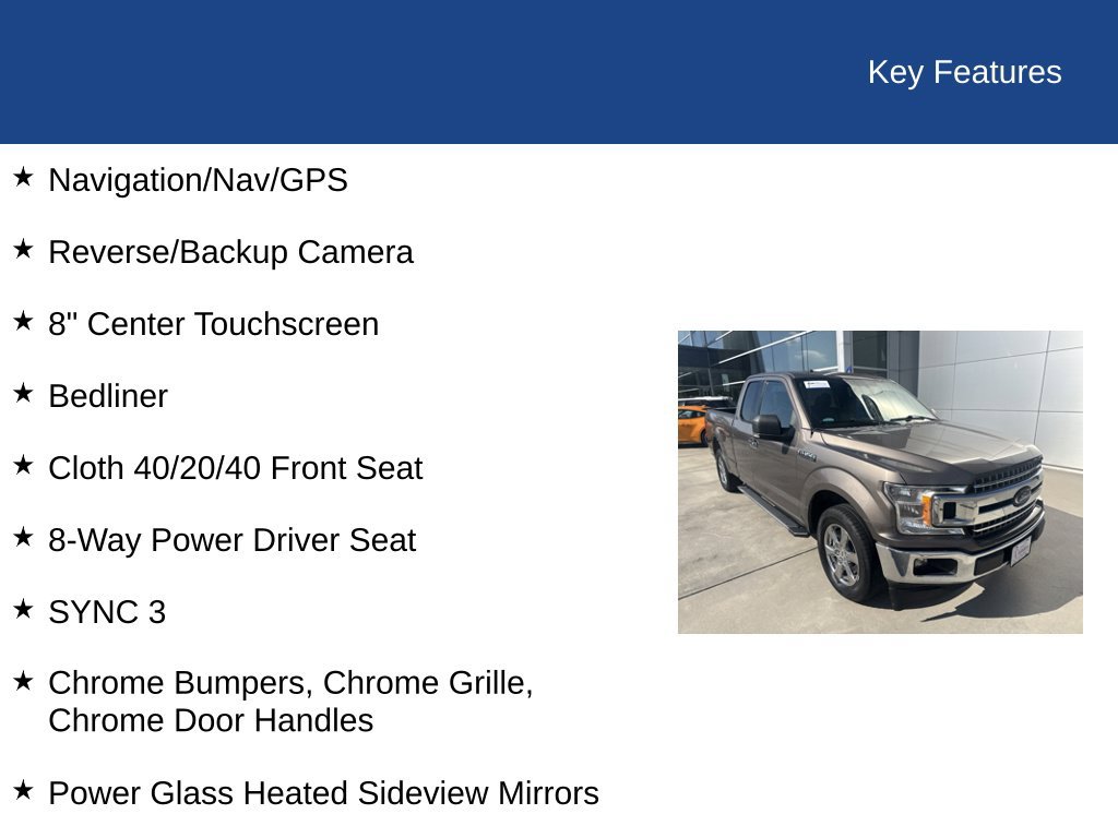 Certified 2018 Ford F150 XLT w/ Equipment Group 301A Mid RWD image 34
