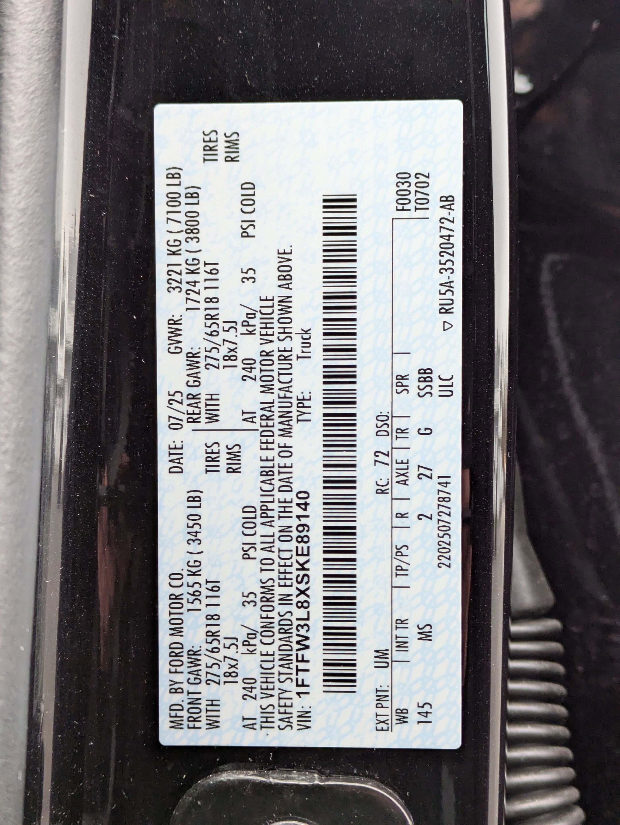 Certified 2025 Ford F150 XLT w/ Equipment Group 301A Standard image 23