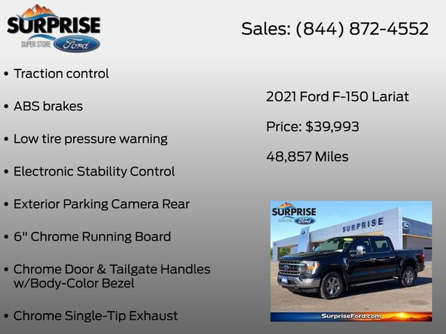 Certified 2021 Ford F150 Lariat AWD/4WD image 26