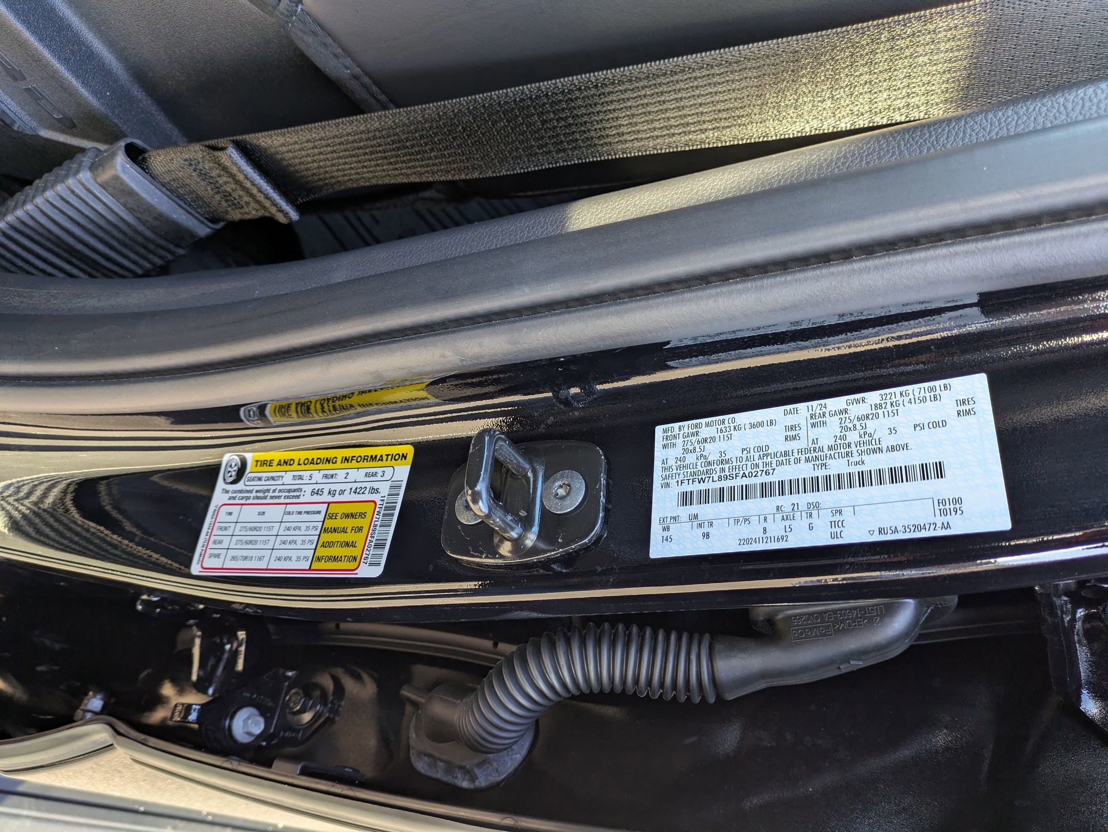 Certified 2025 Ford F150 Platinum w/ Equipment Group 702A High image 49