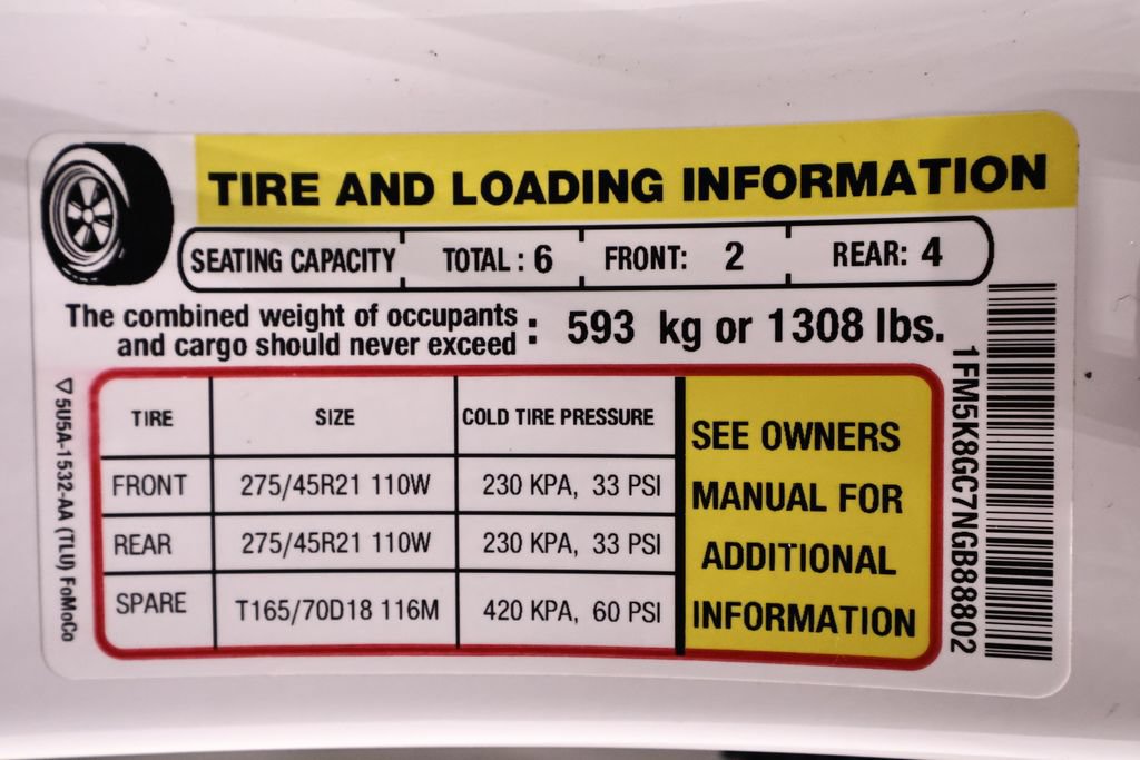Certified 2022 Ford Explorer ST w/ Equipment Group 401A AWD/4WD image 58