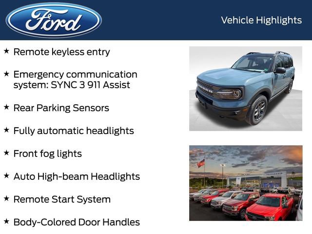 Certified 2022 Ford Bronco Sport Badlands w/ Premium Package image 9