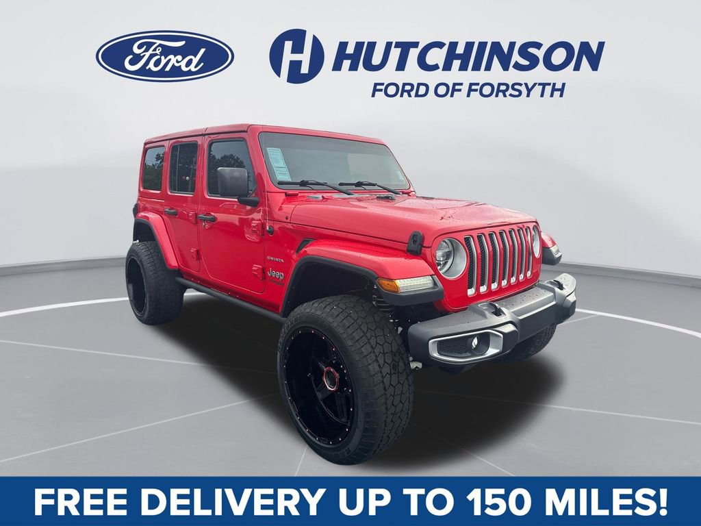 Used 2018 Jeep Wrangler Unlimited Sahara AWD/4WD image 1