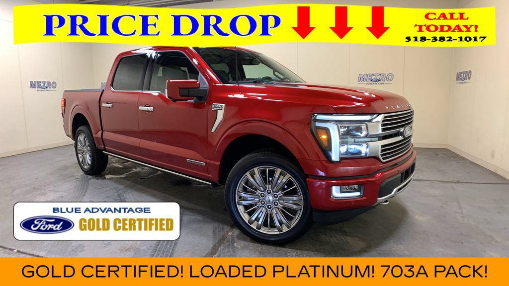 Certified 2024 Ford F150 Platinum w/ Equipment Group 703A Plus