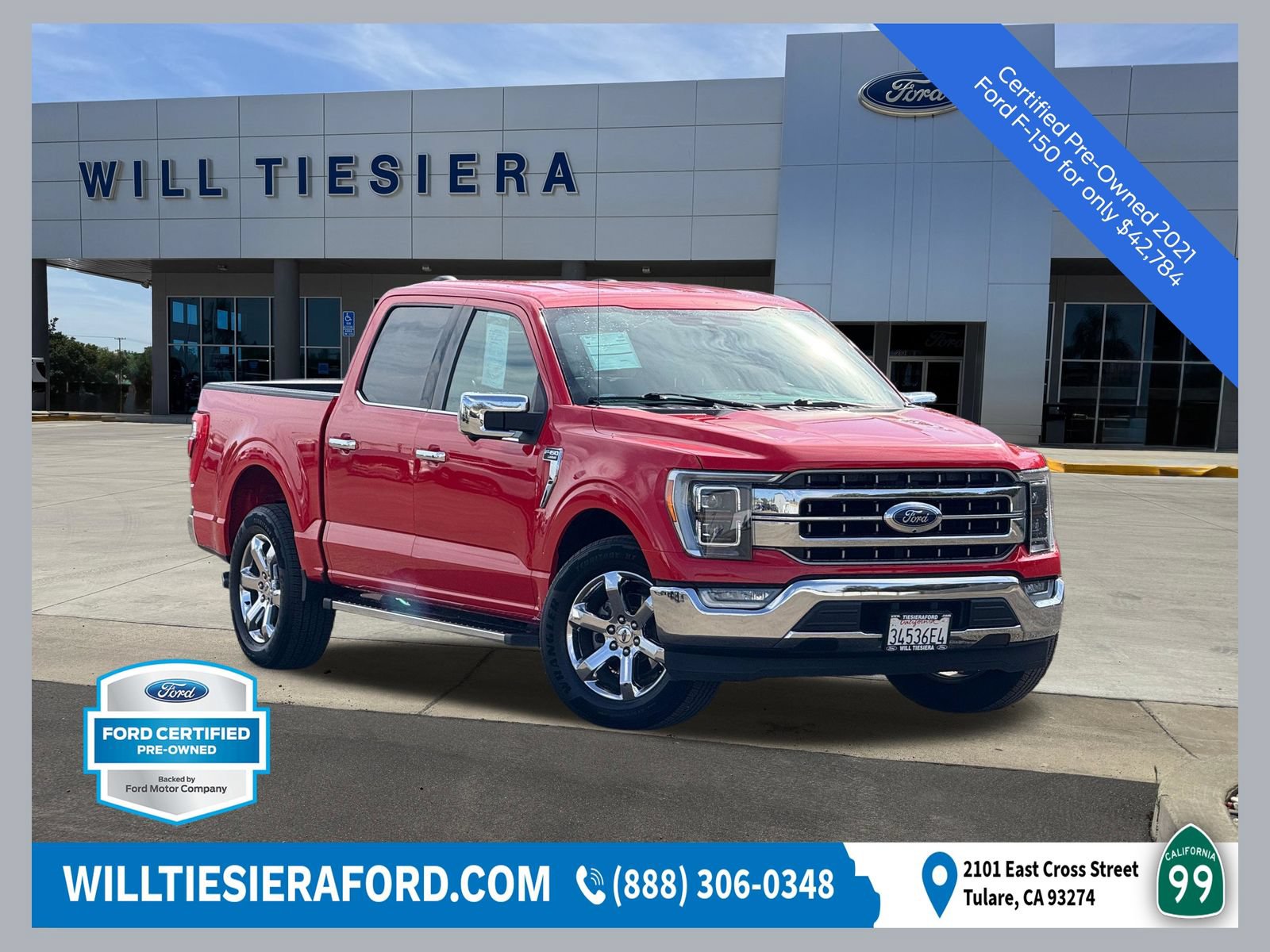 Certified 2021 Ford F150 Lariat w/ Equipment Group 502A High RWD image 1