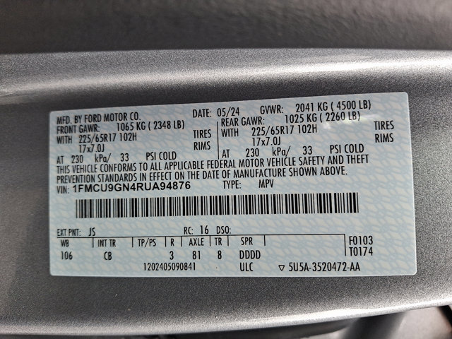 Certified 2024 Ford Escape Active image 26