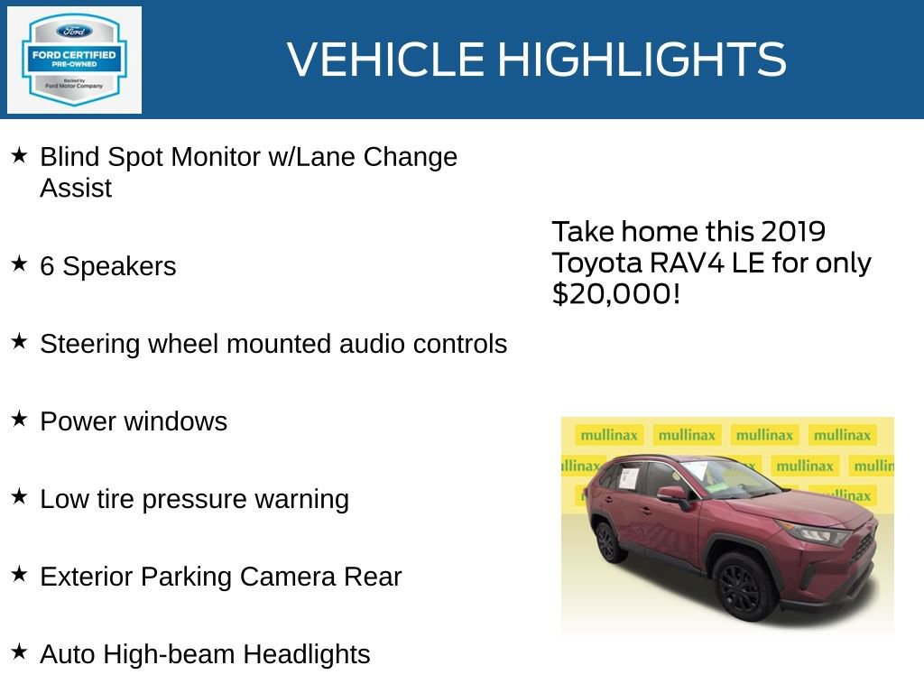 Used 2019 Toyota RAV4 LE AWD/4WD image 23