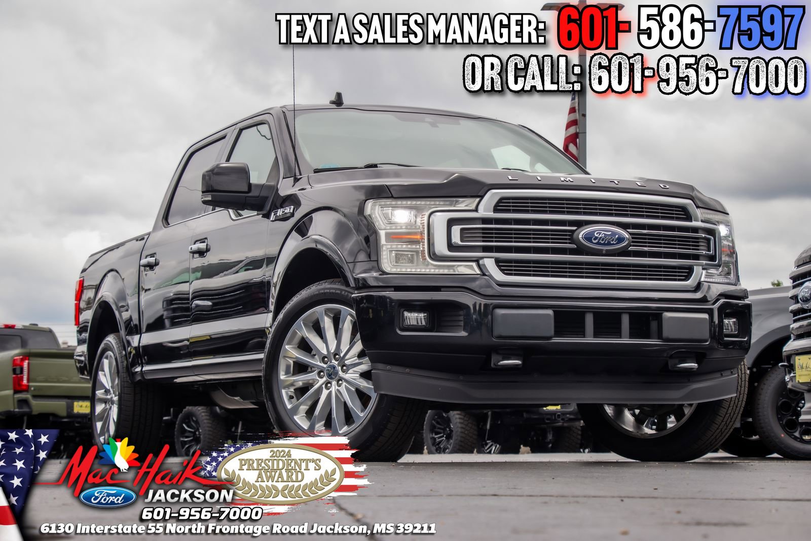 Certified 2019 Ford F150 Limited w/ Trailer Tow Package AWD/4WD image 1