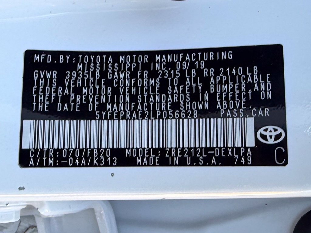 Used 2020 Toyota Corolla LE FWD image 30