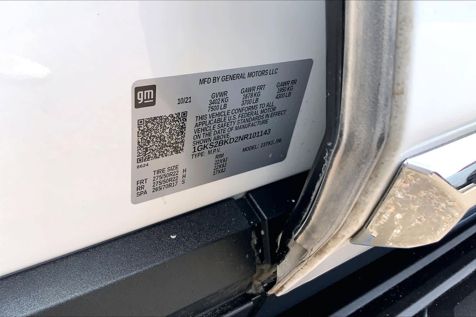 Used 2022 GMC Yukon SLT w/ SLT Premium Package AWD/4WD image 37