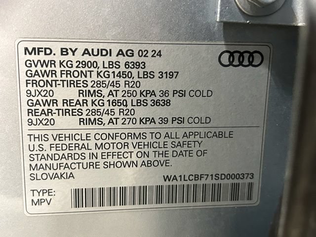 Used 2025 Audi Q7 2.0T Premium Plus w/ Premium Plus Package AWD/4WD image 30