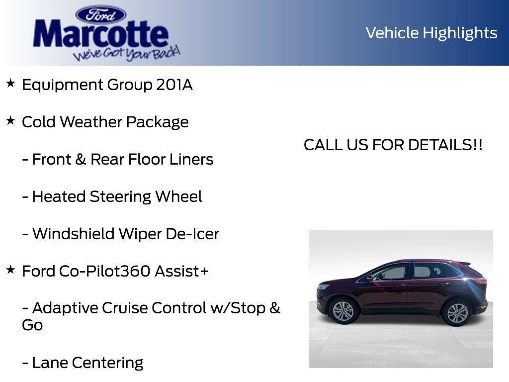 Certified 2020 Ford Edge SEL w/ Cold Weather Package AWD/4WD image 9