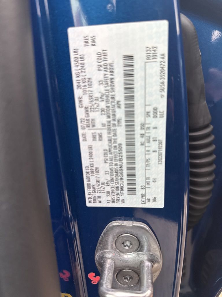 Certified 2022 Ford Escape SE w/ Convenience Package image 60