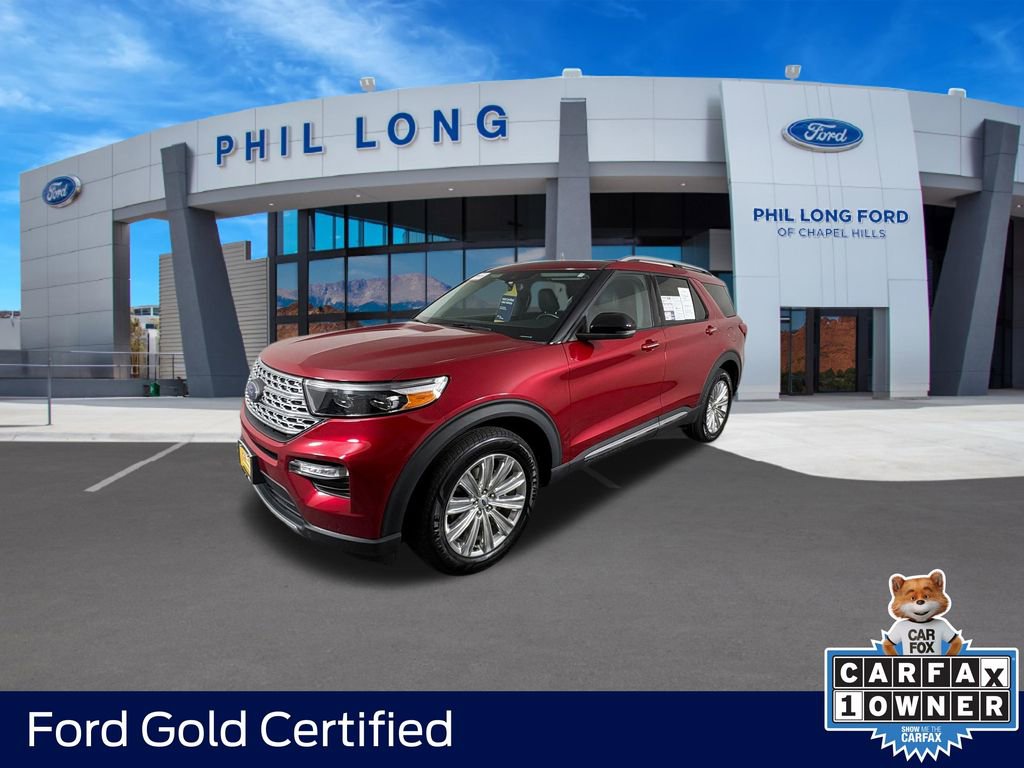 Certified 2021 Ford Explorer Limited w/ Equipment Group 301A AWD/4WD image 1