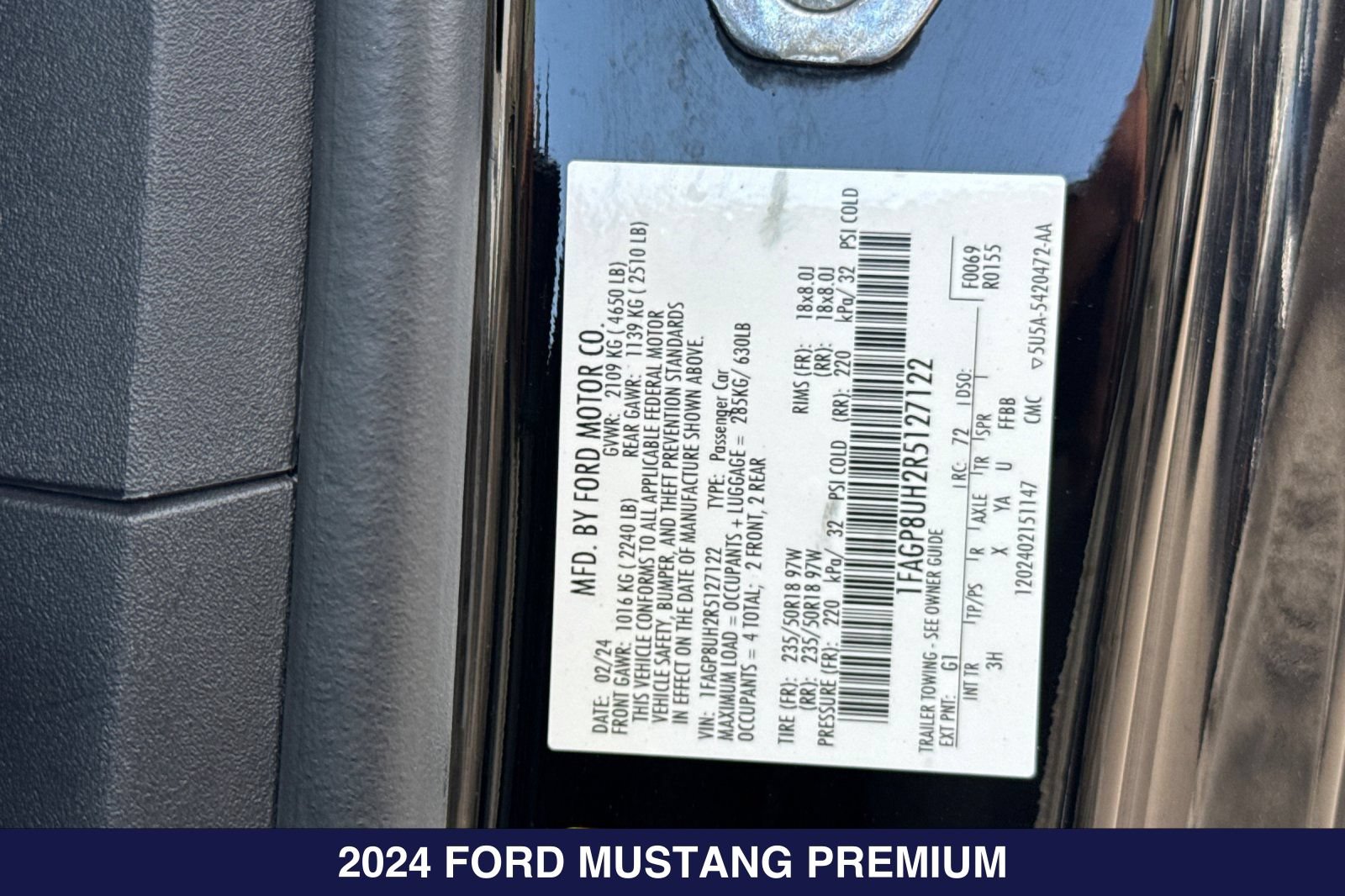 Certified 2024 Ford Mustang Premium RWD image 29