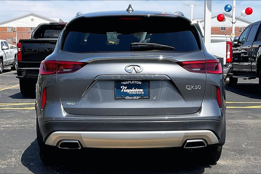 Used 2021 INFINITI QX50 Luxe w/ Cargo Package AWD/4WD image 3