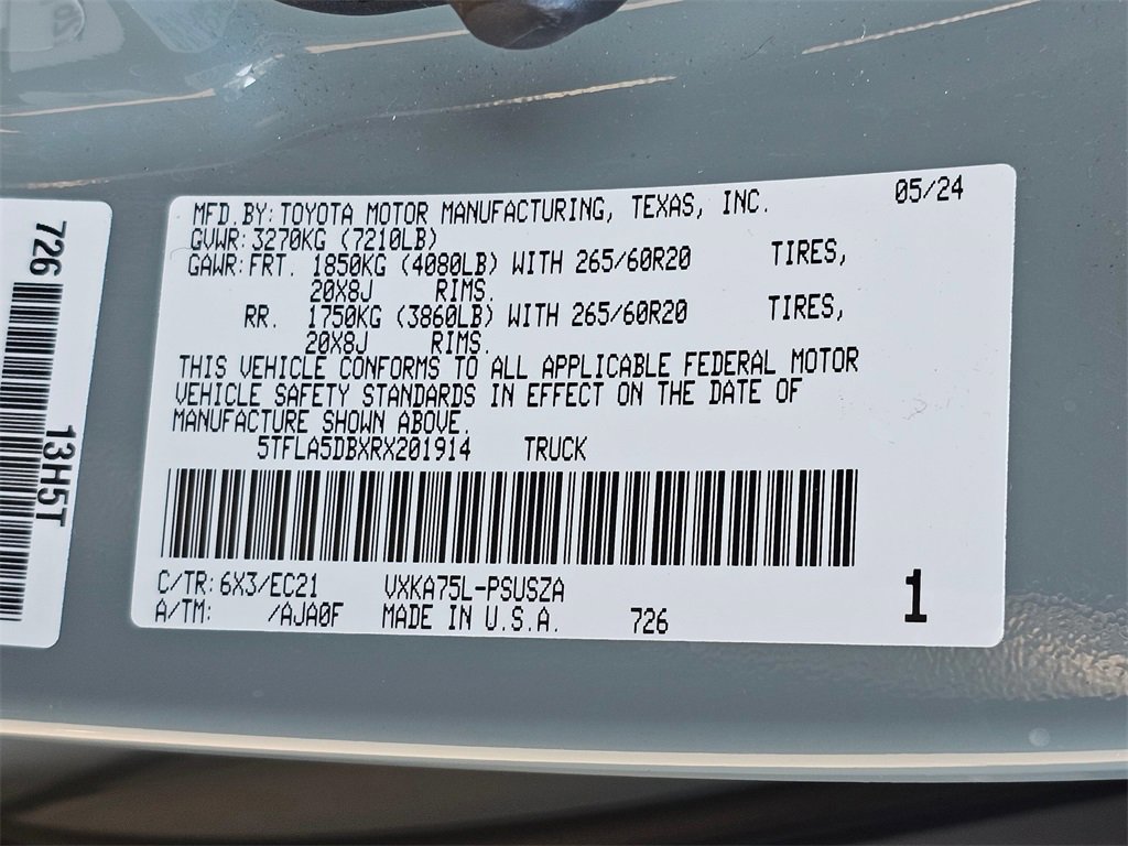 Used 2024 Toyota Tundra SR5 w/ TRD Sport Premium Package image 27