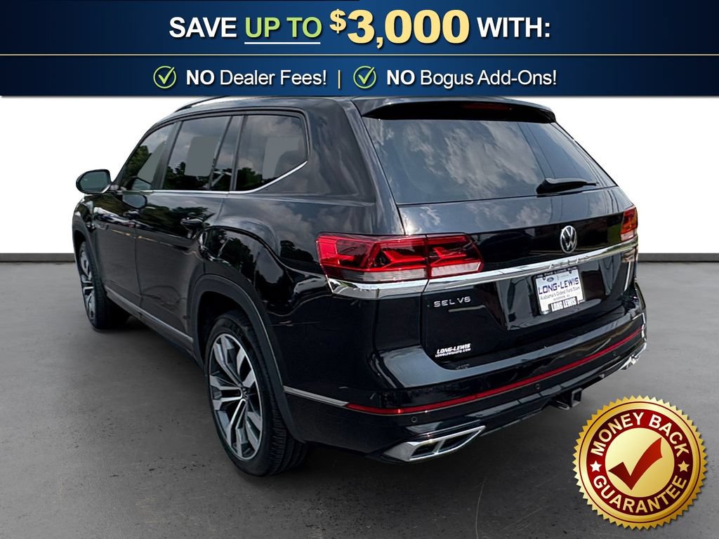 Used 2021 Volkswagen Atlas SEL R-Line AWD/4WD image 4