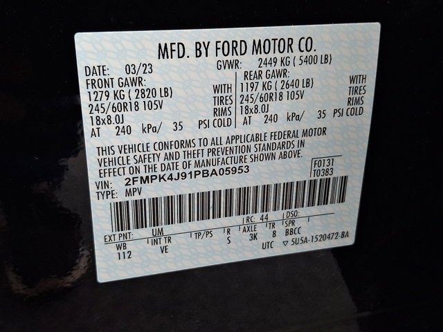 Certified 2023 Ford Edge SEL AWD/4WD image 26