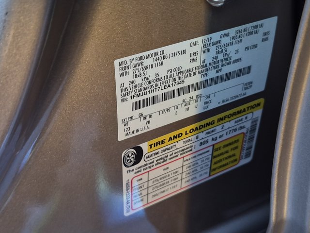 Certified 2020 Ford Expedition XLT w/ Equipment Group 201A RWD image 38
