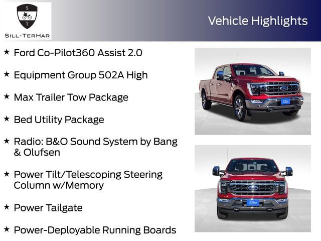 Certified 2023 Ford F150 Lariat w/ Equipment Group 502A High AWD/4WD image 10