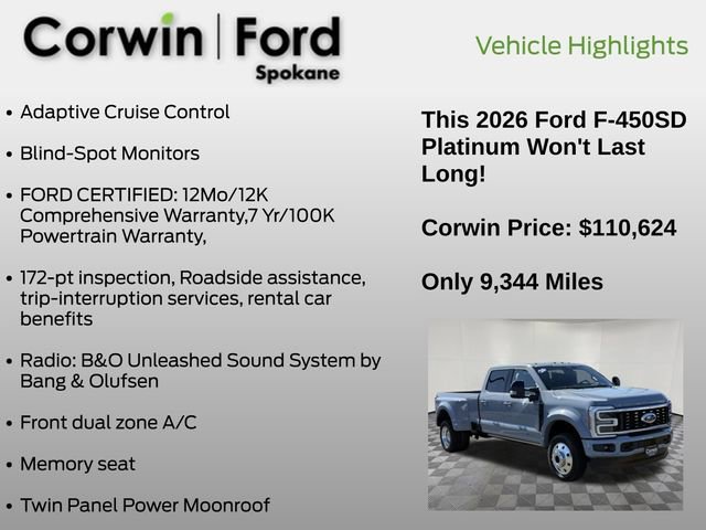 Certified 2026 Ford F450 Platinum AWD/4WD image 7
