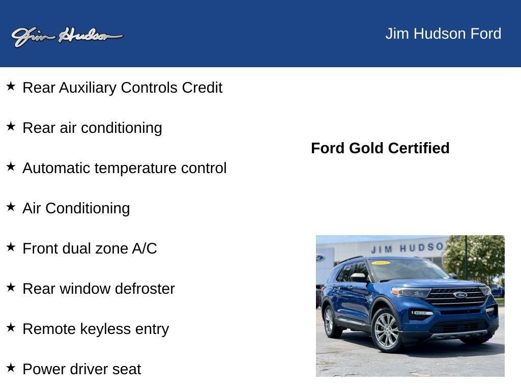 Certified 2023 Ford Explorer XLT w/ Equipment Group 202A RWD image 13