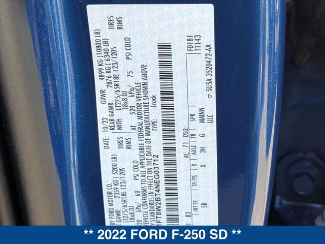 Certified 2022 Ford F250 Lariat w/ Lariat Value Package AWD/4WD image 24