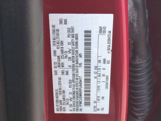 Certified 2023 Ford Escape ST-Line w/ Tech Pack #1 FWD image 25