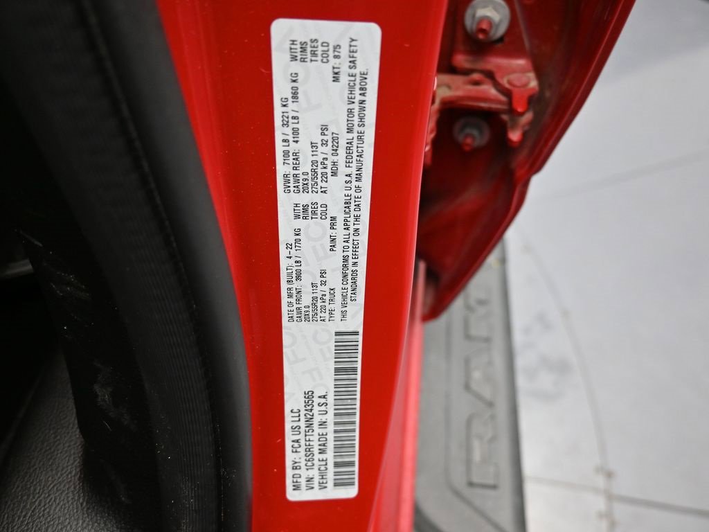 Used 2022 RAM 1500 Big Horn w/ Built-to-serve Edition image 19