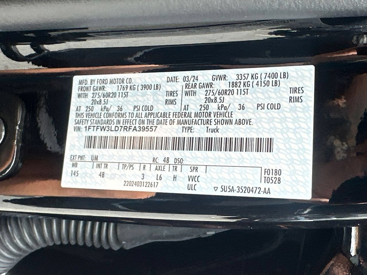 Certified 2024 Ford F150 XLT w/ Equipment Group 303A High AWD/4WD image 34