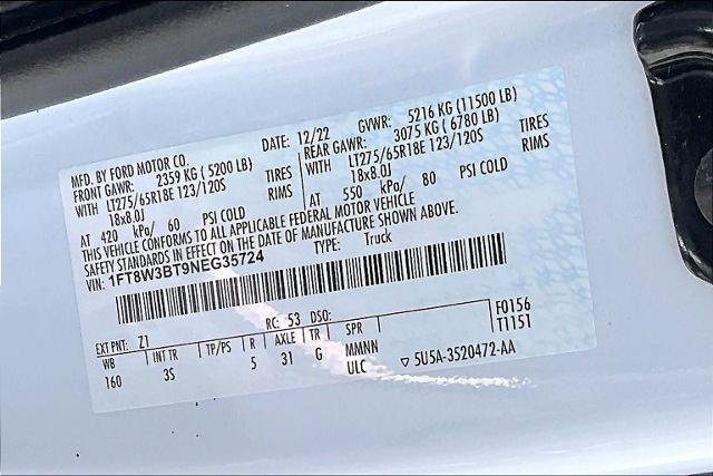 Certified 2022 Ford F350 XLT AWD/4WD image 36