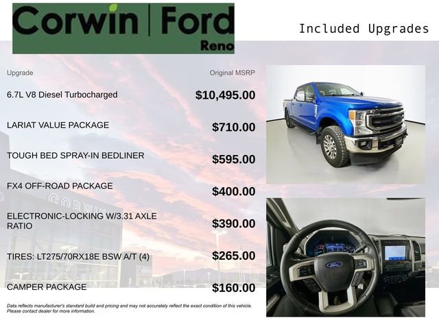 Certified 2020 Ford F350 Lariat w/ Lariat Value Package image 3