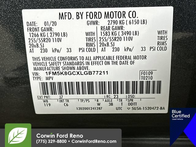 Certified 2020 Ford Explorer ST AWD/4WD image 36