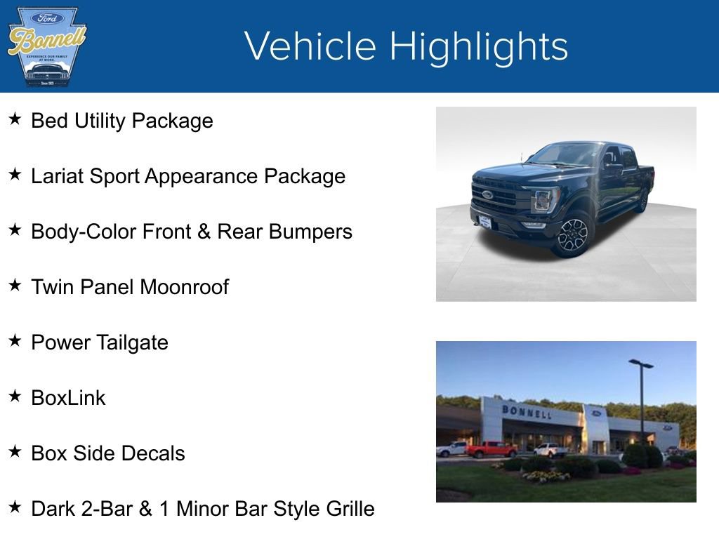 Certified 2022 Ford F150 Lariat w/ Equipment Group 502A High image 7