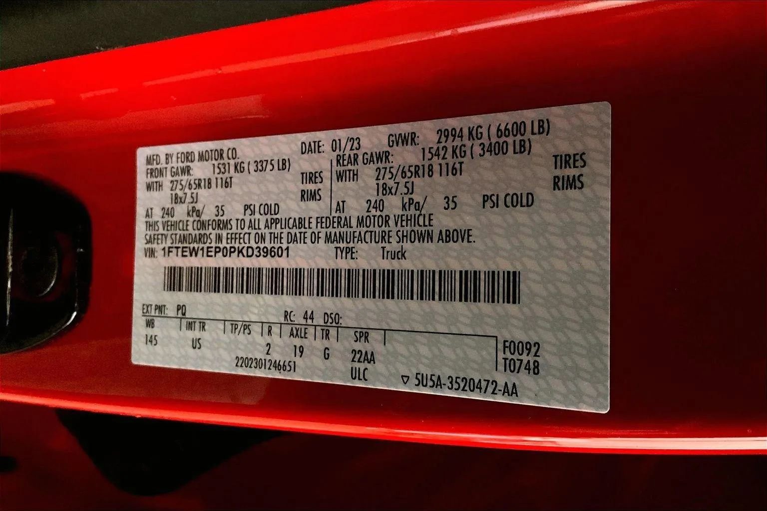 Certified 2023 Ford F150 XLT w/ Equipment Group 302A High image 33