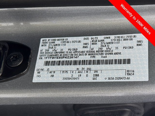 Certified 2023 Ford F150 Lariat AWD/4WD image 38