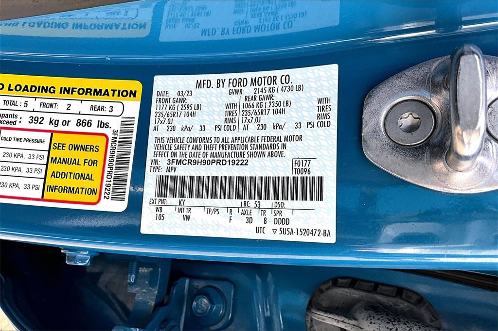 Certified 2023 Ford Bronco Sport Heritage Limited image 35