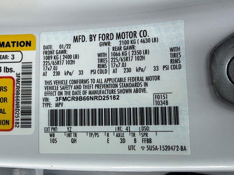 Certified 2022 Ford Bronco Sport Big Bend w/ Convenience Package image 29