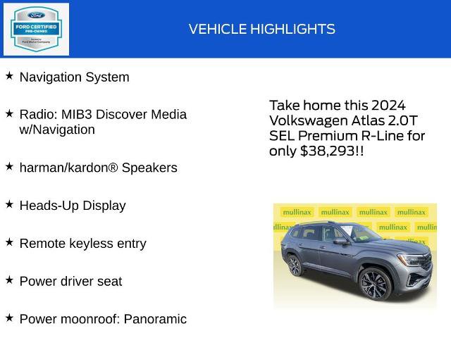 Used 2024 Volkswagen Atlas SEL Premium R-Line image 17