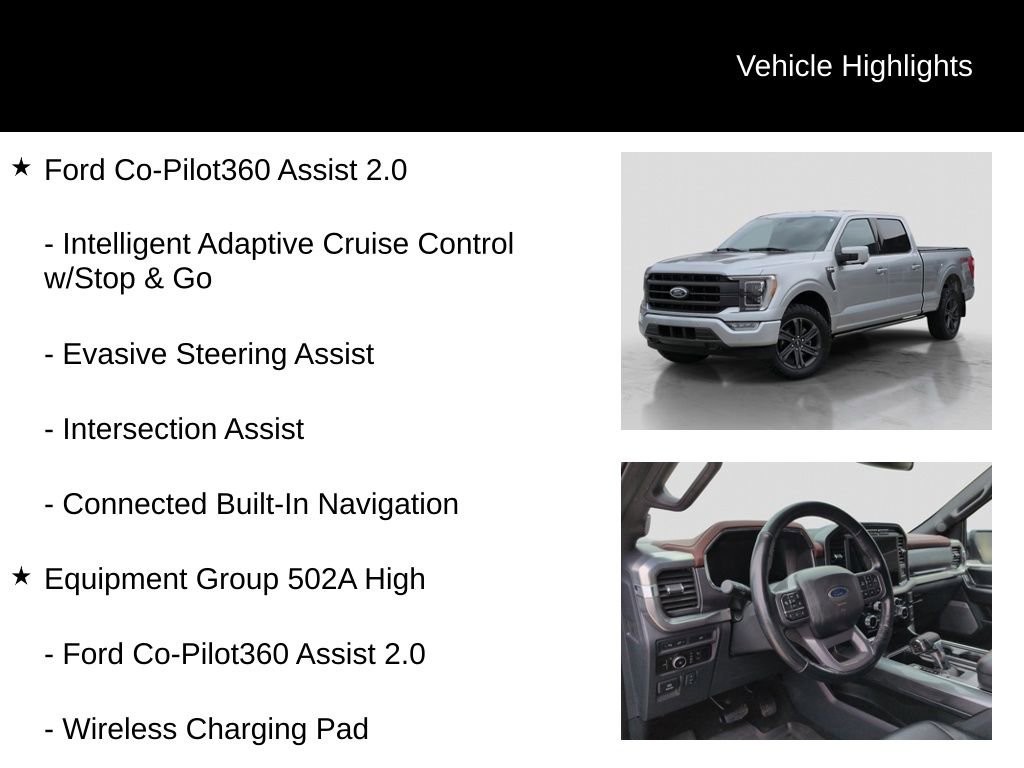 Certified 2023 Ford F150 Lariat w/ Equipment Group 502A High AWD/4WD image 6