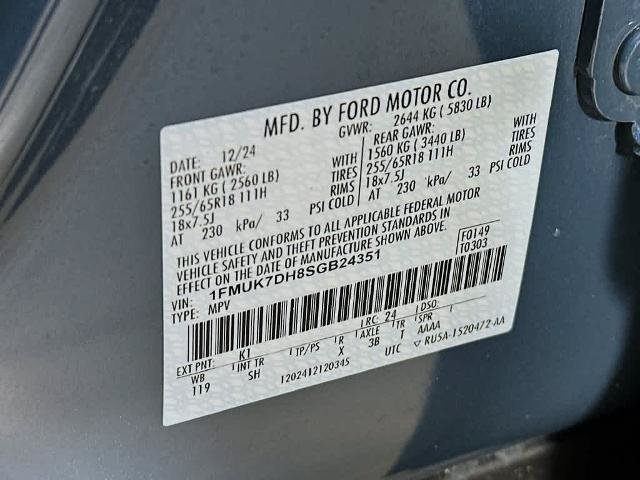Certified 2025 Ford Explorer Active w/ Active Comfort Package RWD image 21